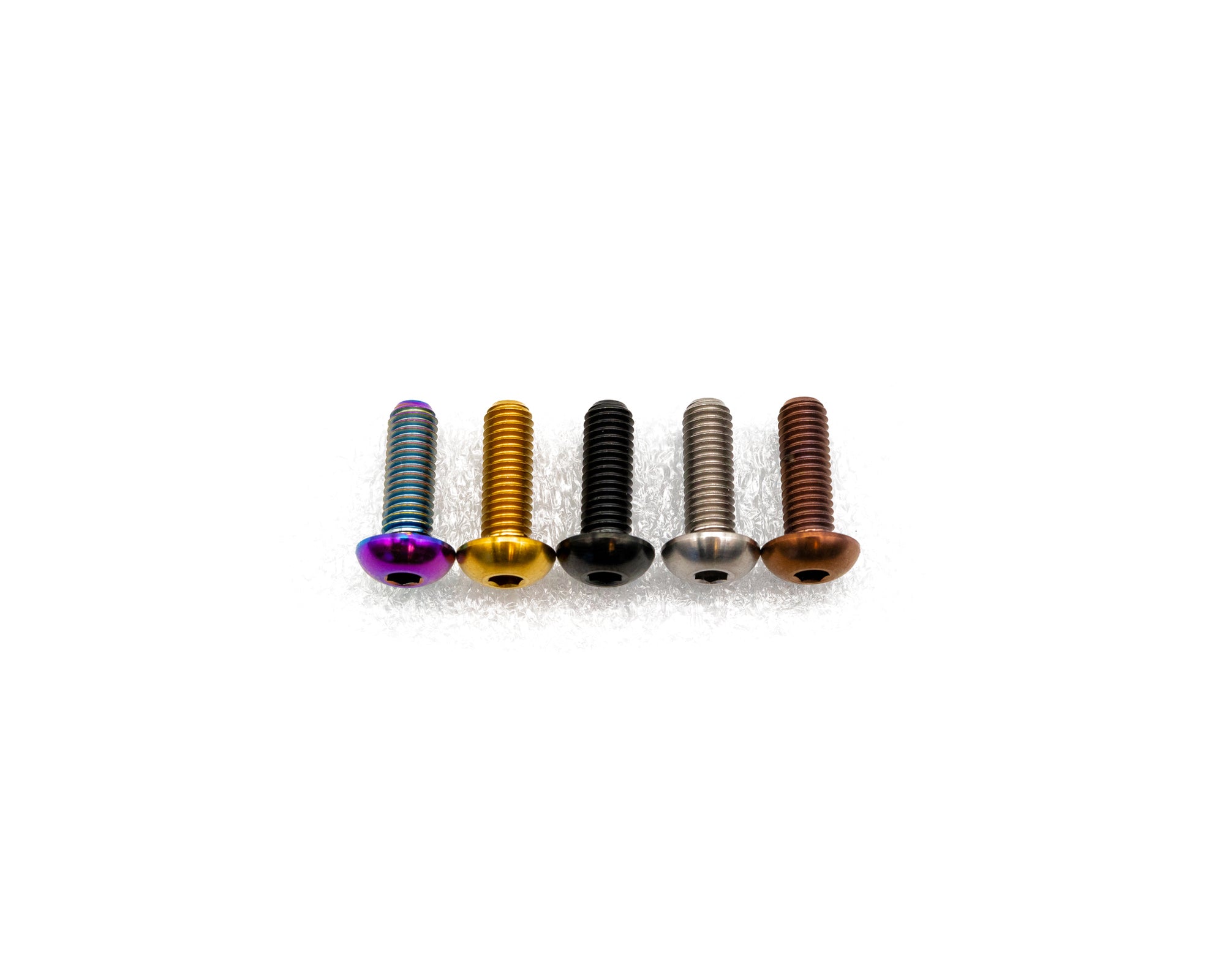 M5x15mm - Button Head - Titanium