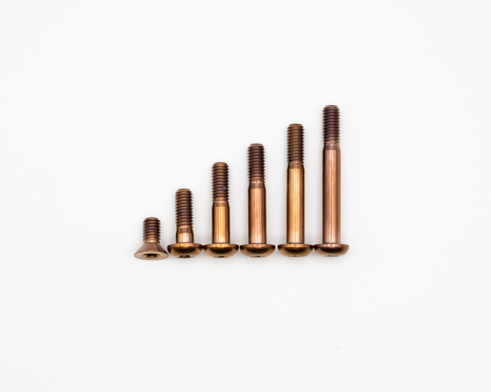 Flat Mount Caliper Bolts - Titanium