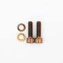Titanium Shimano Crank Arm Pinch Bolt Kit