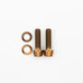 Titanium Shimano Crank Arm Pinch Bolt Kit