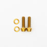 Titanium Shimano Crank Arm Pinch Bolt Kit