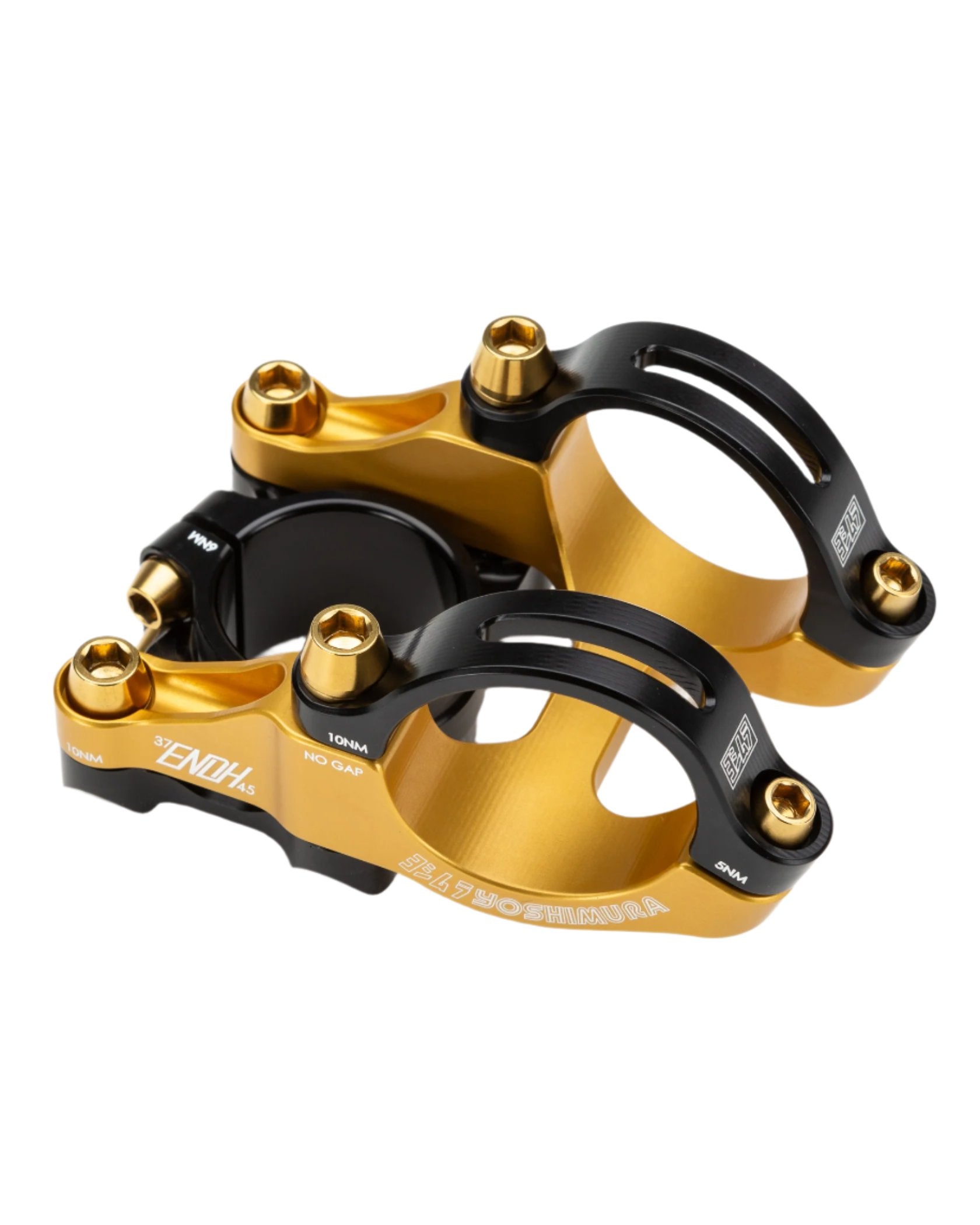 YOSHIMURA DH35-45-PW ステム ブラック/ゴールド Yoshimura DH Mountain Bike Stem Kit – yoshimuracycling