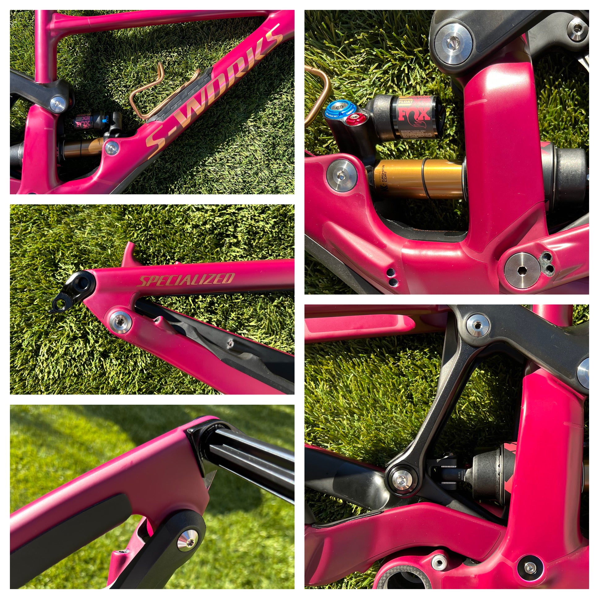Specialized Enduro Frame Hardware Kit 2020+ - Titanium