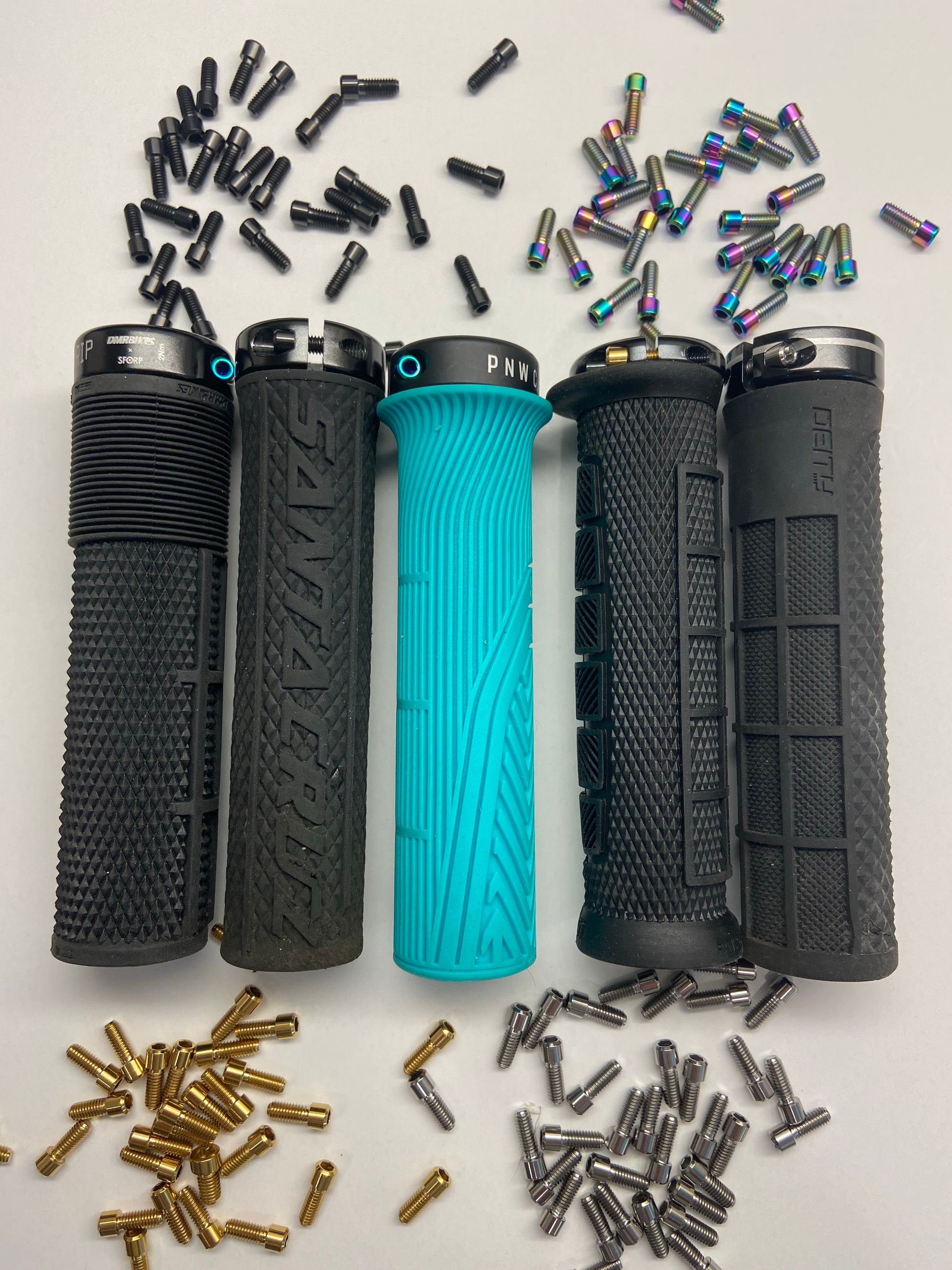 Lock-On Grip Bolt - Single Bolt - Titanium