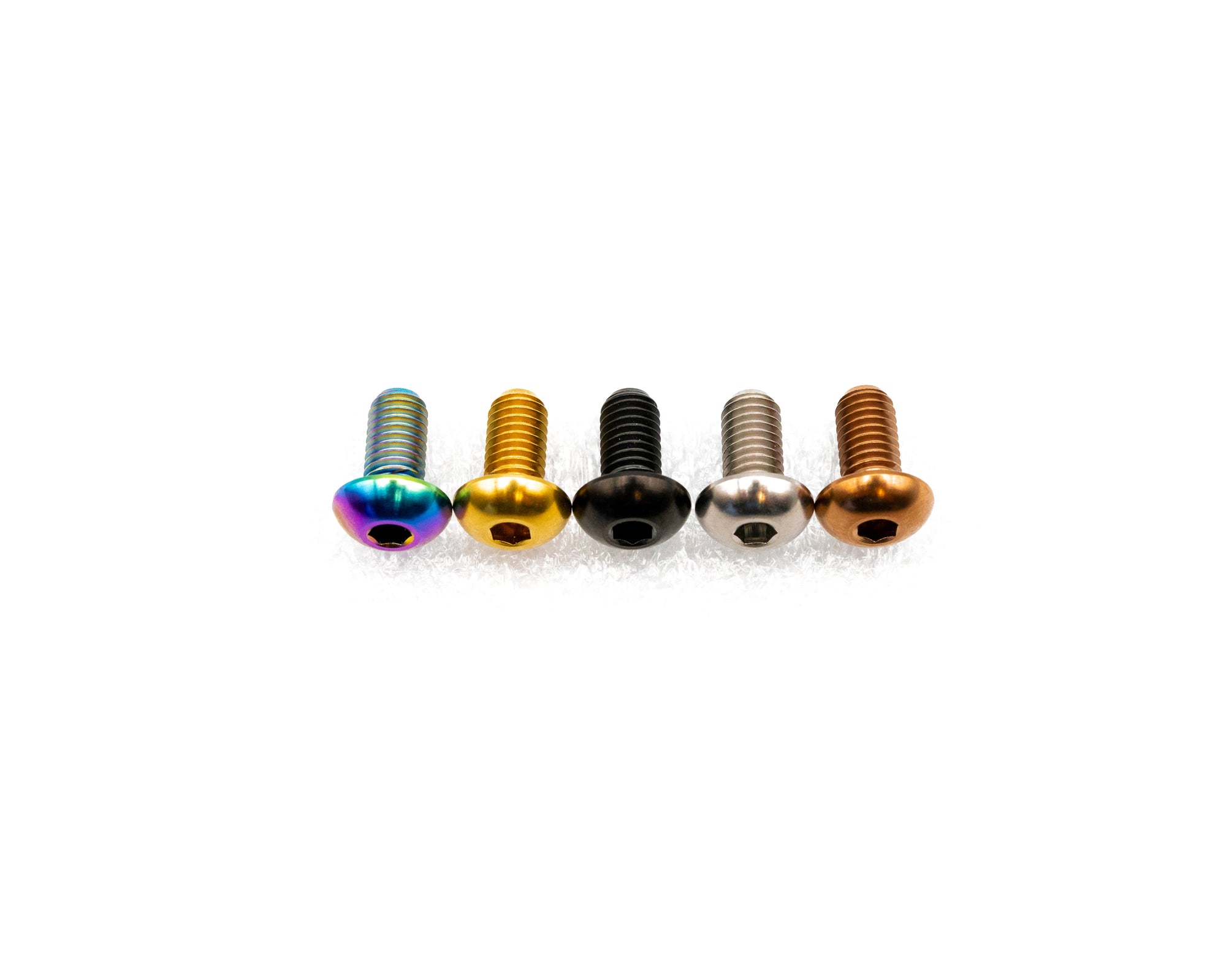 M5x10mm - Button Head - Titanium