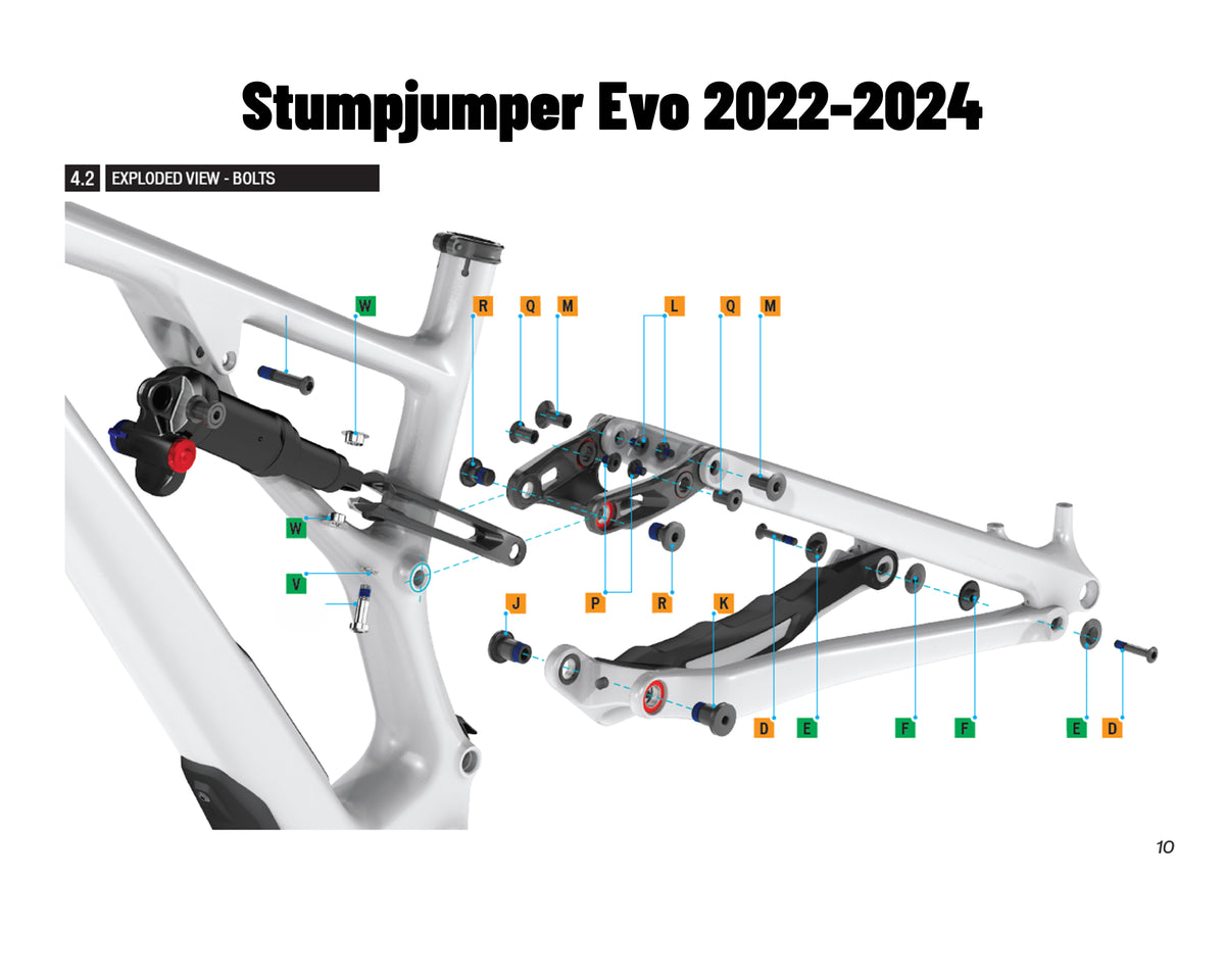 Titanium Specialized Levo 3 &amp; Stumpjumper 14 Spare Parts