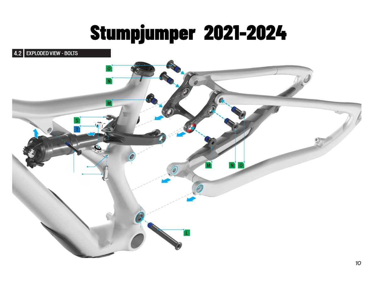 Titanium Specialized Levo 3 &amp; Stumpjumper 14 Spare Parts