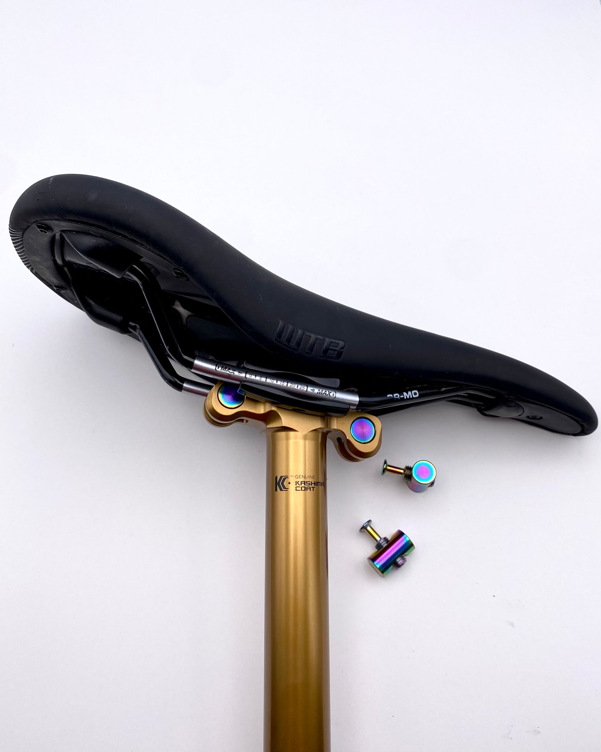 Fox Transfer Dropper Post Transfer Seatpost Fox Transfer Titanium Saddle  Seat Clamp Kit – Better Bolts - Main Image