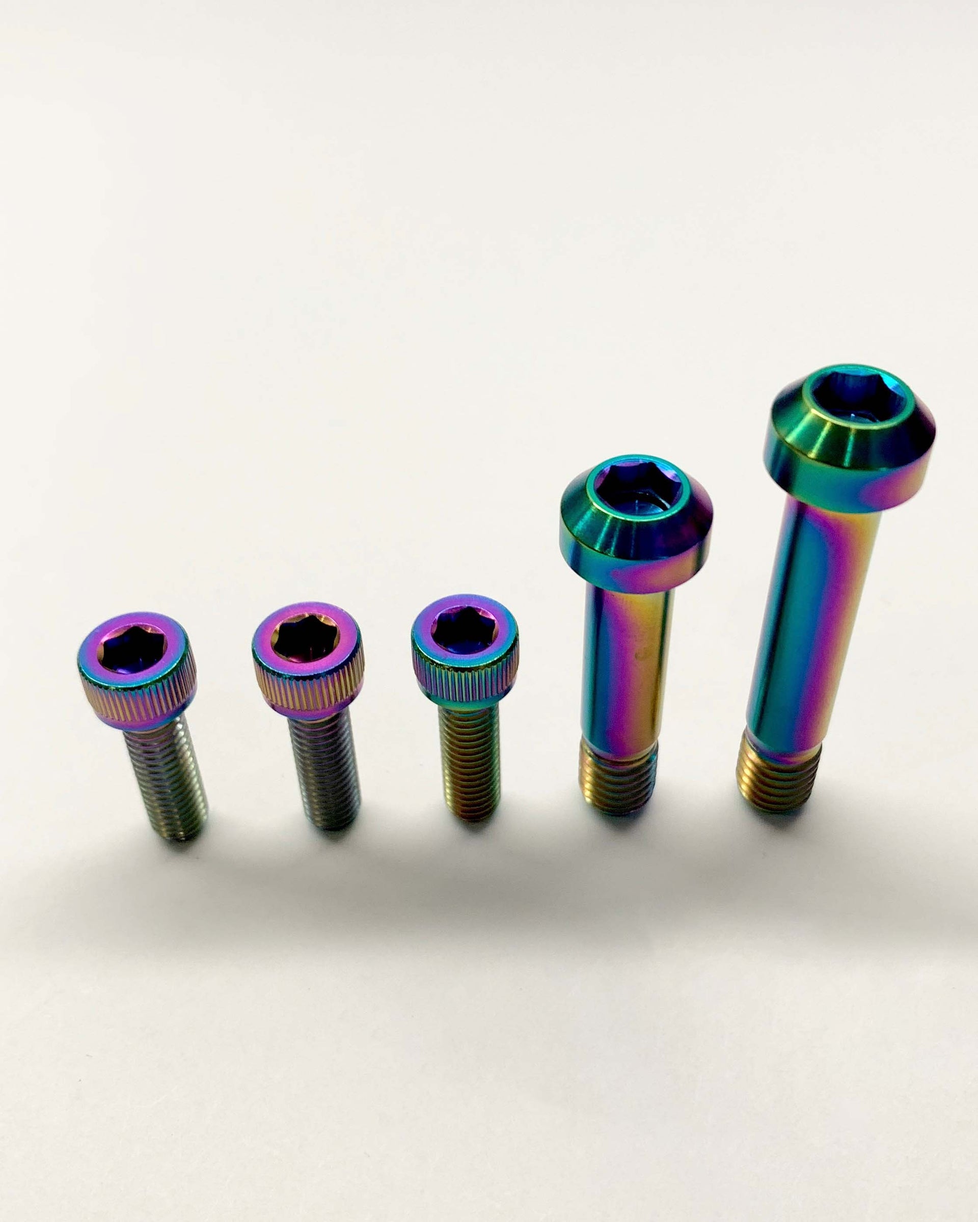 Titanium Mountain Bike Bolts for Santa Cruz Bikes Rainbow Oil
