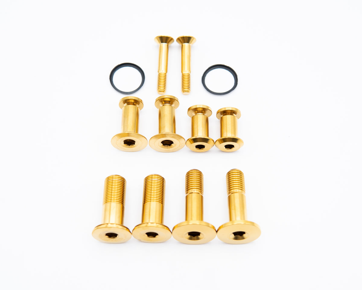 Titanium Specialized Levo Linkage Hardware Kit – Better Bolts