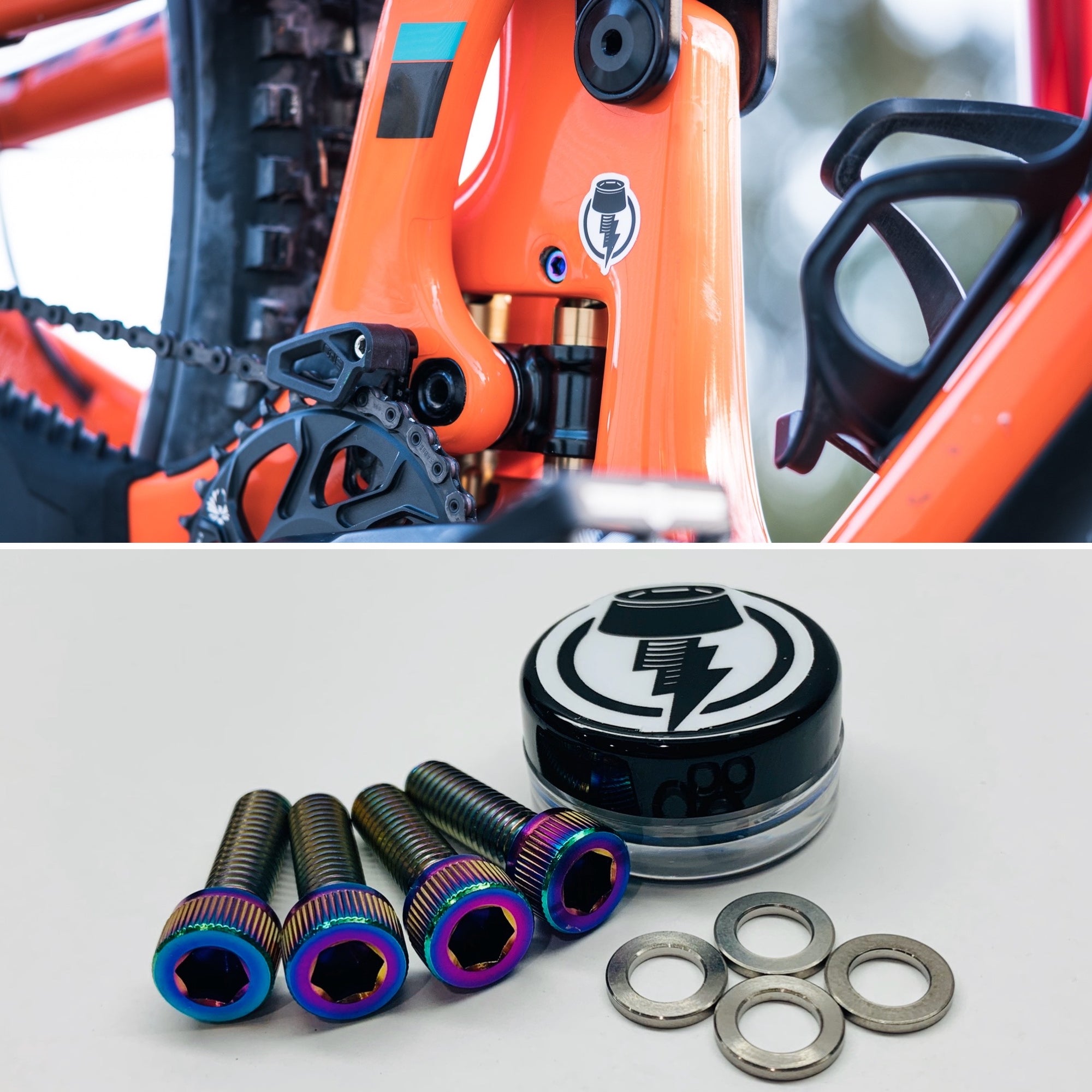 Yeti Switch Infinity Titanium Bolt and Washer Kit